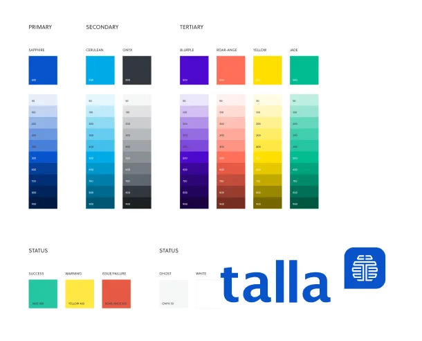 Talla color palette