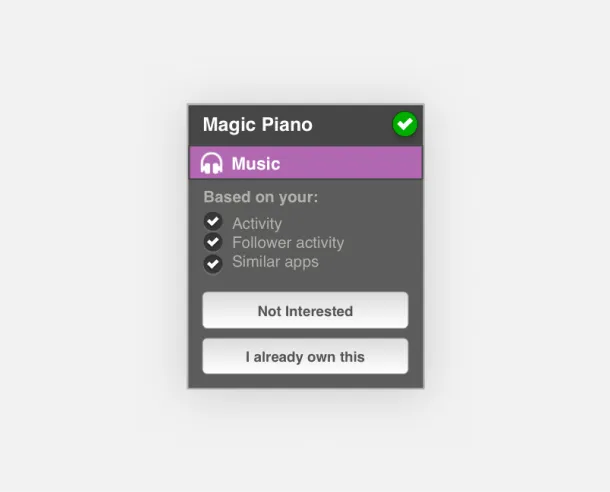 The back of an app card showing more information